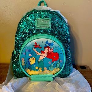 Ariel Snow Globe Sequin Loungefly